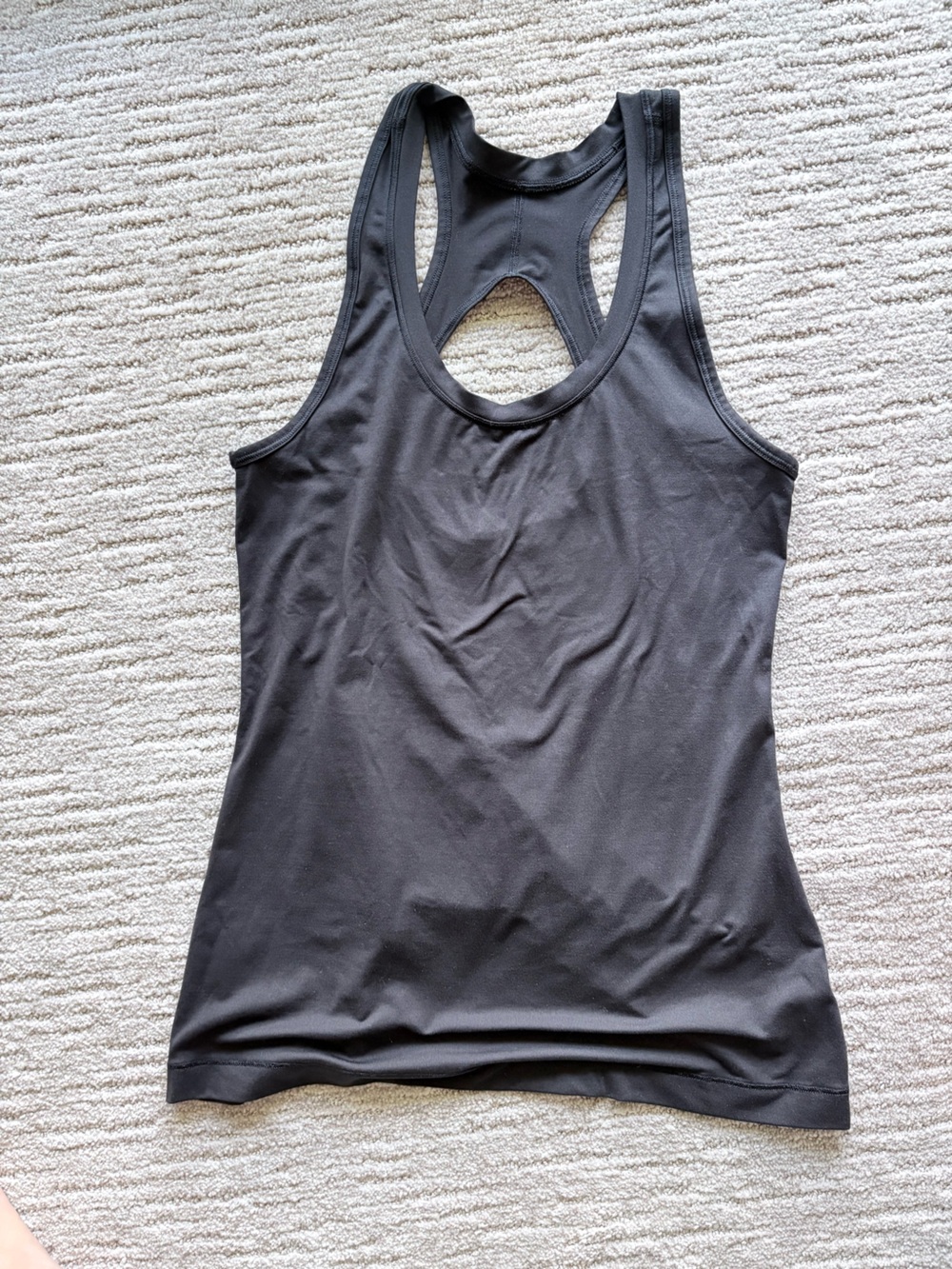 Athleta Black Racerback Tank - Sleek Athletic Layer